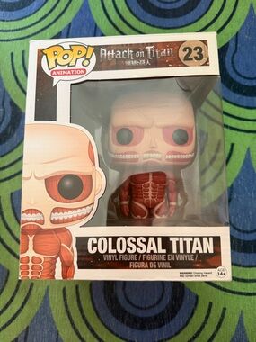Funko Pop! Colossal Titan Vinyl Figure with Dorbz Mikasa